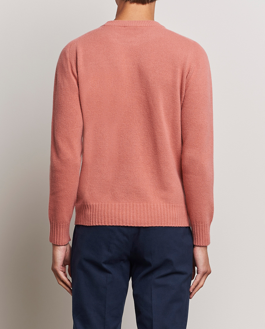 Herr | Tröjor | Altea | Wool/Cashmere Crew Neck Pullover Rosa