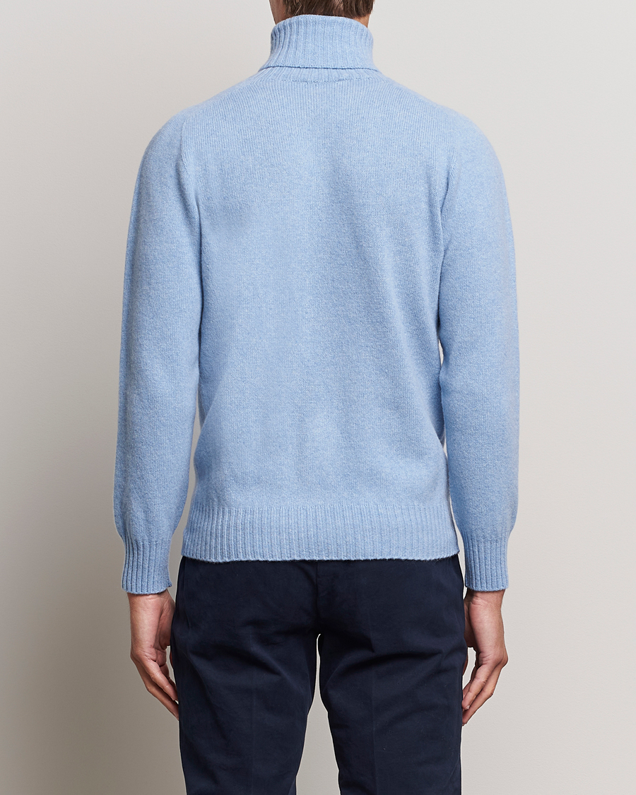 Herr | Tröjor | Altea | Wool/Cashmere Crew Neck Rollneck Light Blue