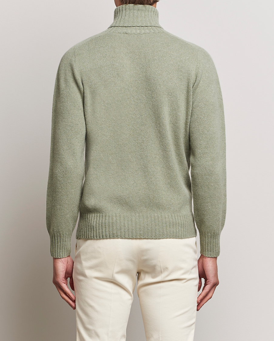 Herr | Tröjor | Altea | Wool/Cashmere Crew Neck Rollneck Sage