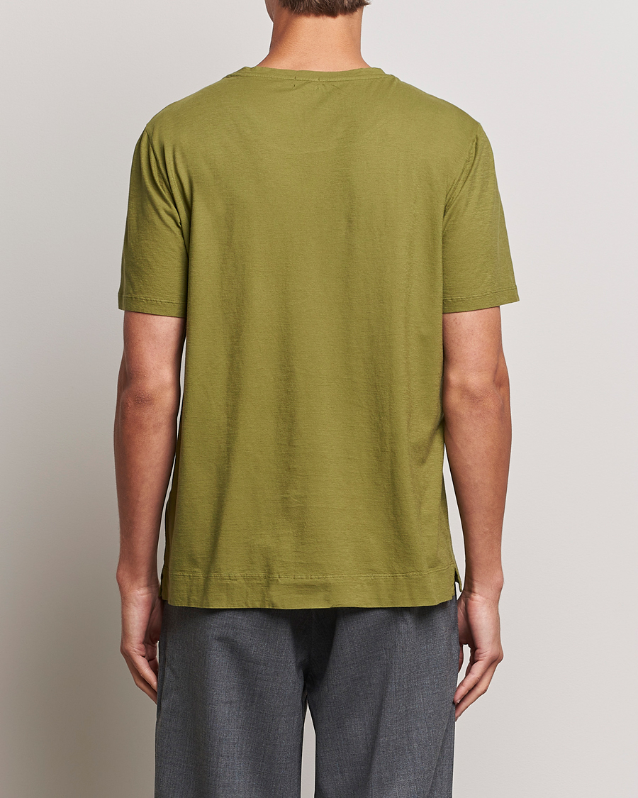 Herr | T-Shirts | Massimo Alba | Panarea Cotton Jersey T-Shirt Olive