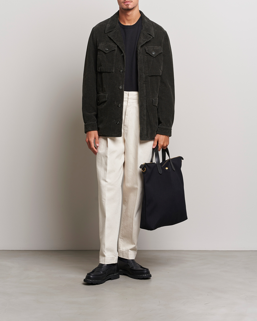Herr | Jackor | Massimo Alba | Velvet Corduroy Field Jacket Carob