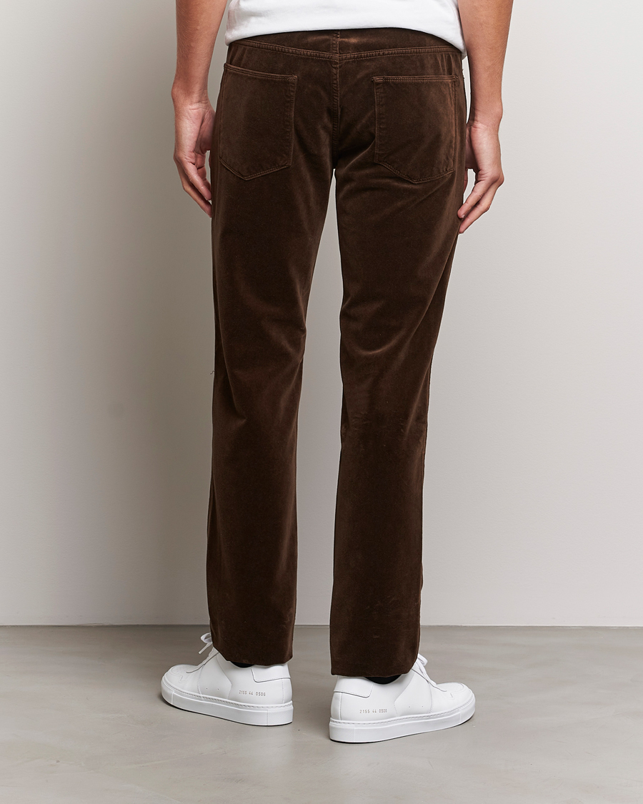 Herr | Byxor | Massimo Alba | Regular Fit Velvet 5-Pocket Pants Chestnut