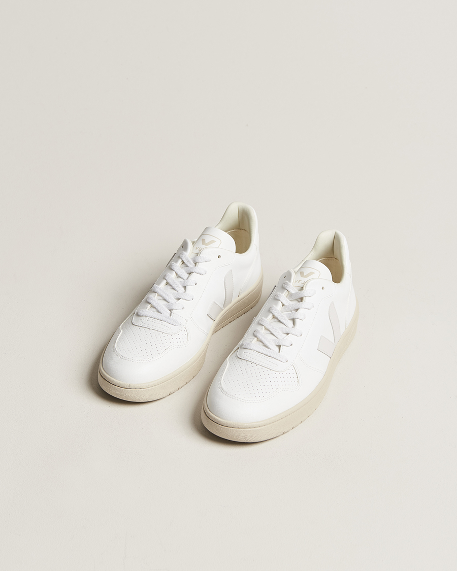 Herr | Summer | Veja | V-10 Vegan Leather Sneaker Full White