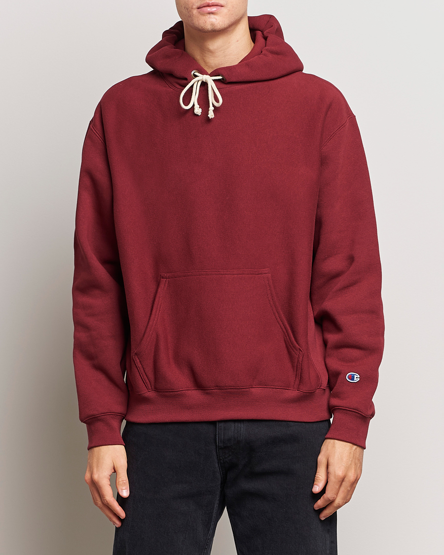 Herr | Tröjor | Champion | Reverse Weave Soft Fleece Hoodie Cabernet