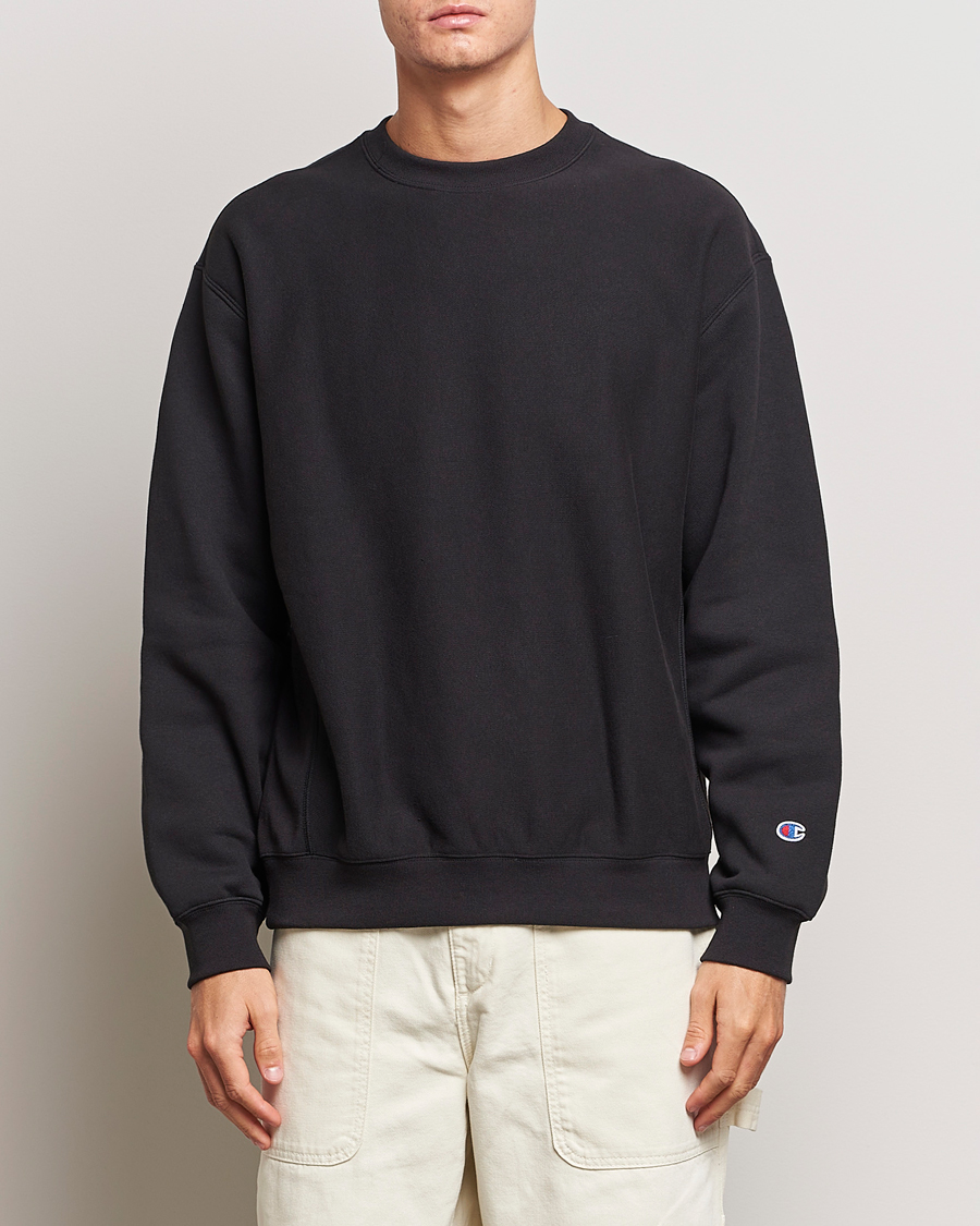 Herr | Sweatshirts | Champion | Reverse Weave Soft Fleece Sweatshirt Black Beauty