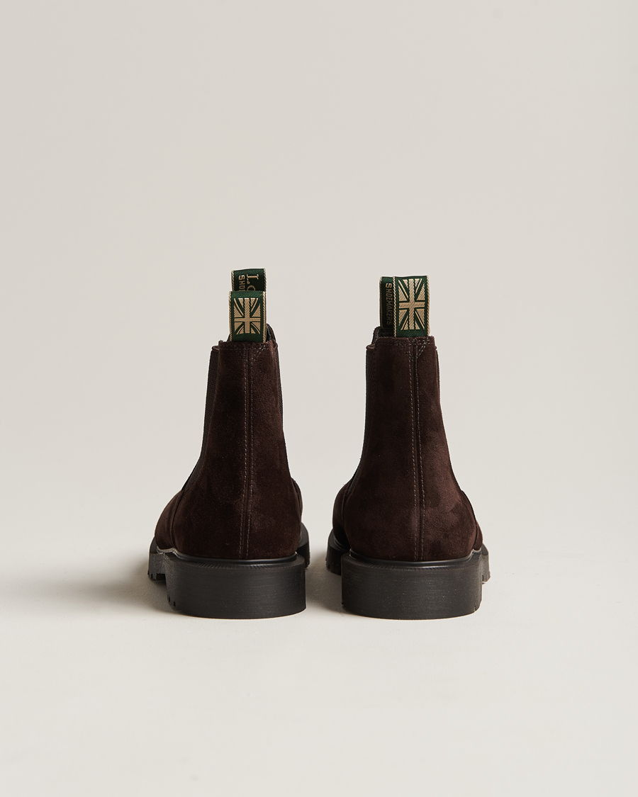 Herr | Kängor | Loake Shoemakers | Mccauley Heat Sealed Chelsea Brown Suede