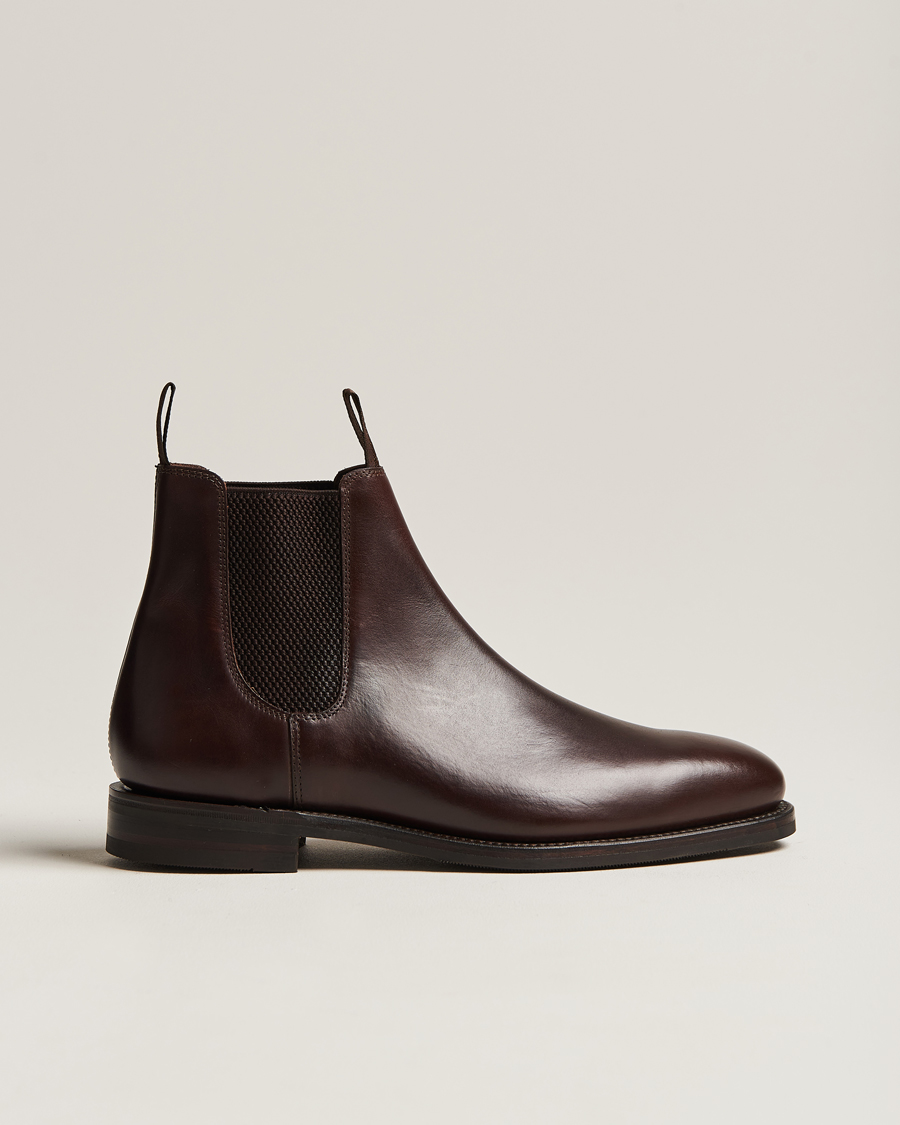 Herr | Kängor | Loake 1880 | Emsworth Chelsea Boot Dark Brown Leather