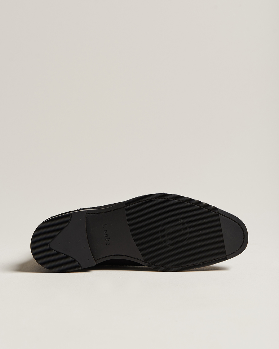 Herr | Loake 1880 Emsworth Chelsea Boot Black Suede | Loake 1880 | Emsworth Chelsea Boot Black Suede