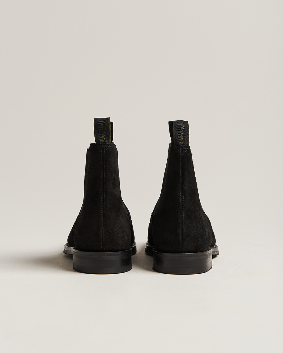 Herr | Loake 1880 Emsworth Chelsea Boot Black Suede | Loake 1880 | Emsworth Chelsea Boot Black Suede