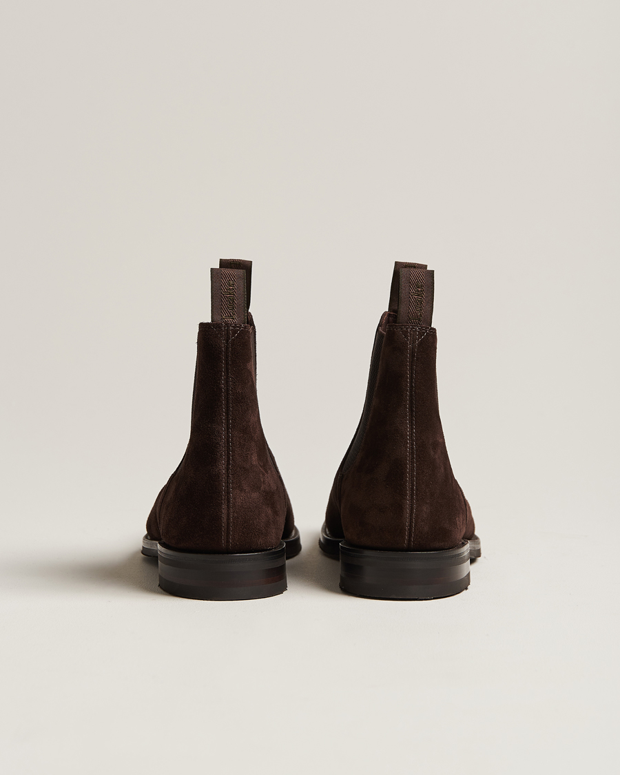 Herr | Loake 1880 Emsworth Chelsea Boot Dark Brown Suede | Loake 1880 | Emsworth Chelsea Boot Dark Brown Suede