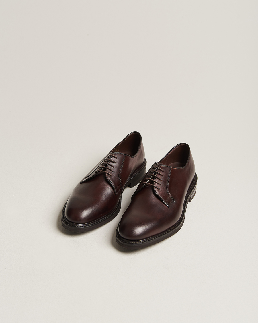 Herr | Handgjorda skor | Loake 1880 | Leyburn Derby Dark Brown Oiled