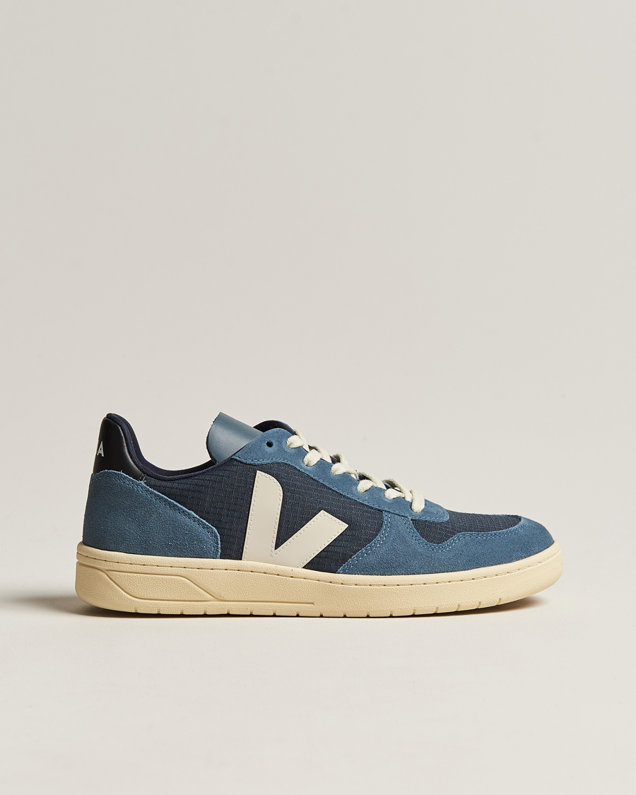 Herr | Veja V-10 Ripstop Leather Sneaker Nautico Pierre | Veja | V-10 Ripstop Leather Sneaker Nautico Pierre