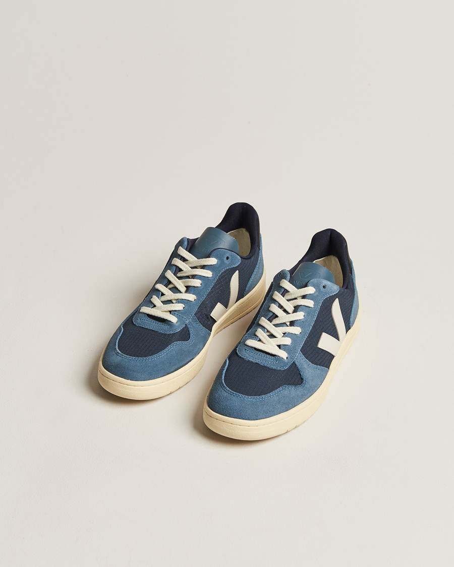 Herr | Veja V-10 Ripstop Leather Sneaker Nautico Pierre | Veja | V-10 Ripstop Leather Sneaker Nautico Pierre