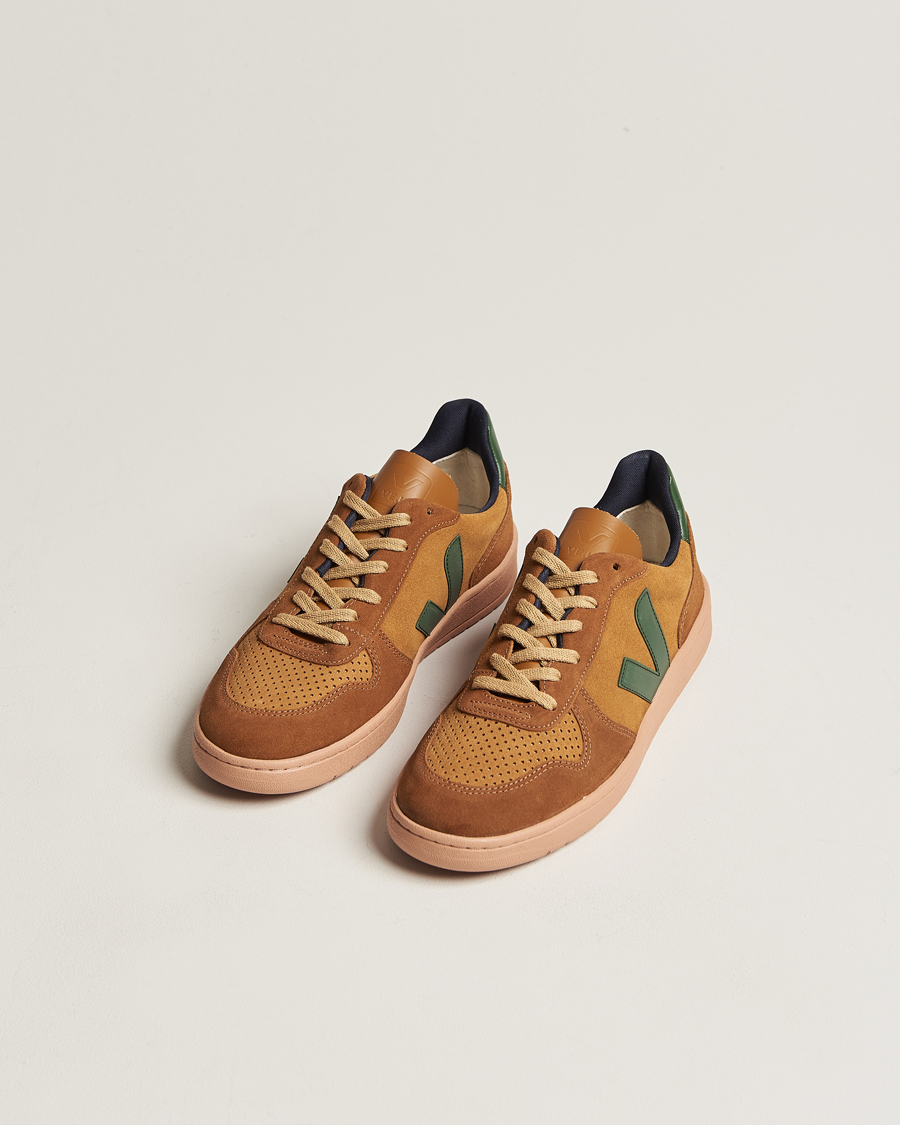 Herr | Veja | Veja | V-10 Suede Sneaker Camel Cyprus/Multico