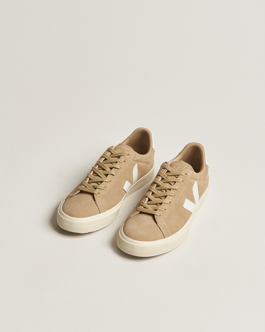 Herr | Sneakers | Veja | Campo Suede Sneaker Dune White