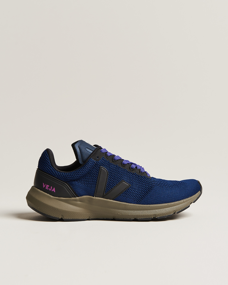 Herr | Veja Running Marlin Vegan V-Knit Running Sneaker Nil Black | Veja Running | Marlin Vegan V-Knit Running Sneaker Nil Black