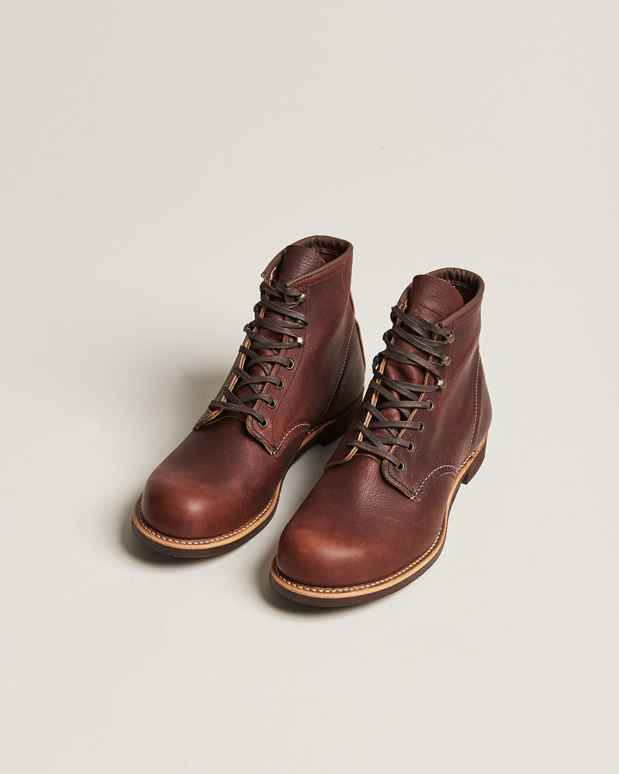 Herr | Snörkängor | Red Wing Shoes | Blacksmith Boot Briar Oil Slick Leather