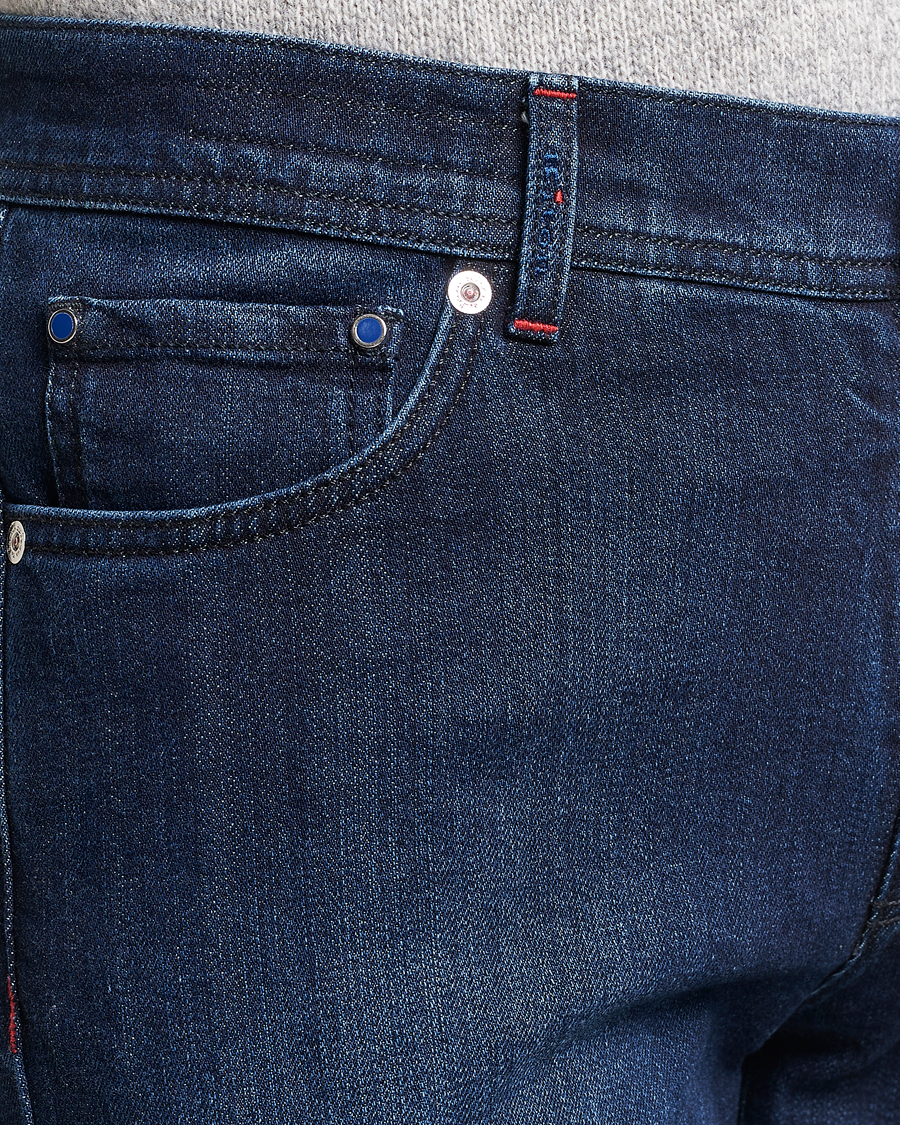 Herr | Jeans | Kiton | Slim Fit Stretch Jeans Medium Blue Wash
