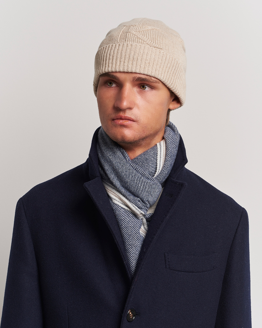 Herr | Kiton | Kiton | Cashmere Beanie Beige