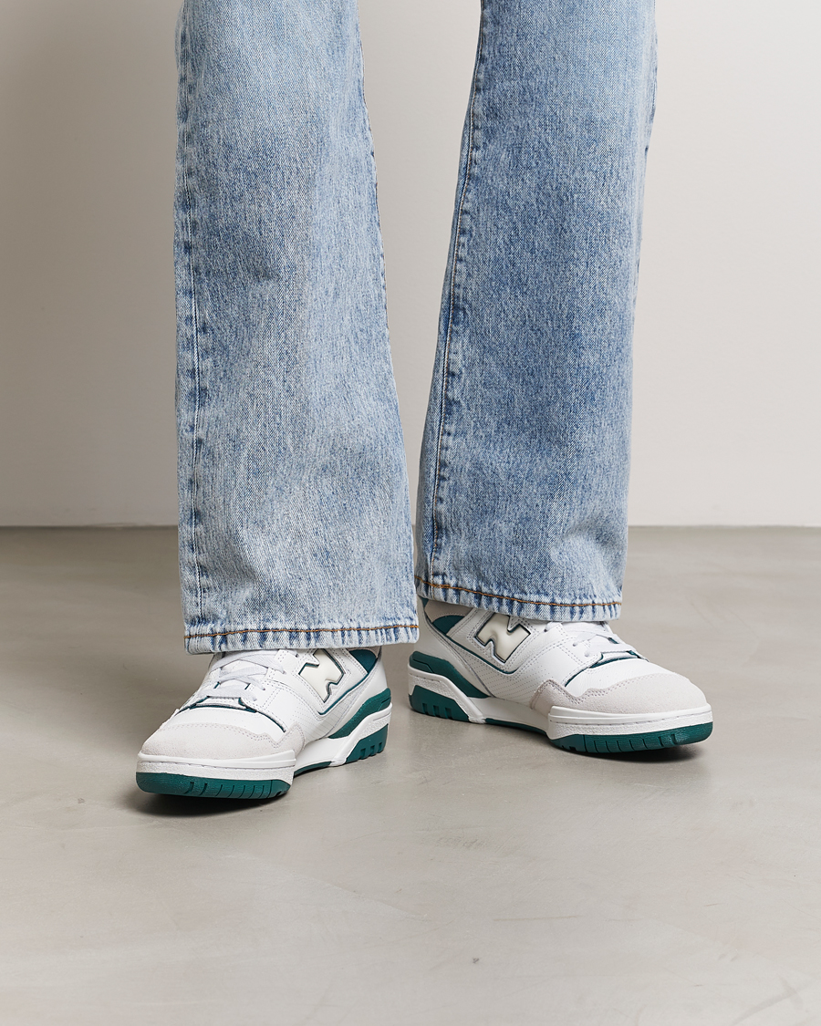 Herr | New Balance 550 Sneakers White/Green | New Balance | 550 Sneakers White/Green