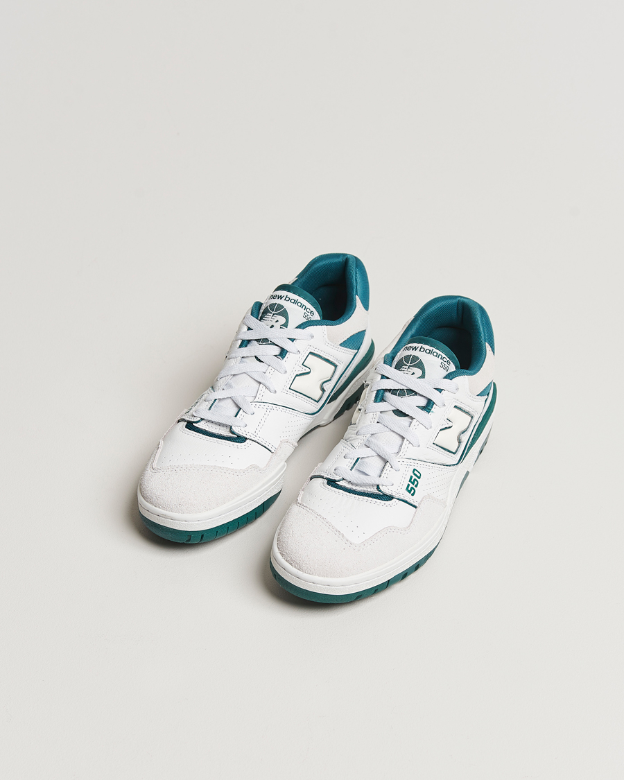Herr | New Balance 550 Sneakers White/Green | New Balance | 550 Sneakers White/Green