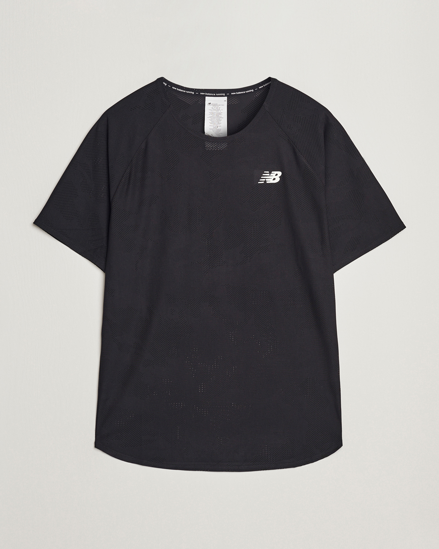 Herr | T-Shirts | New Balance Running | Q Speed Jacquard T-Shirt Black