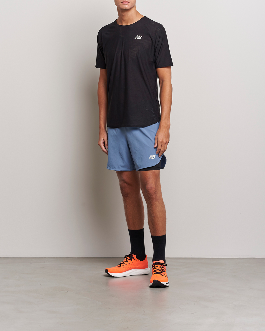 Herr | T-Shirts | New Balance Running | Q Speed Jacquard T-Shirt Black