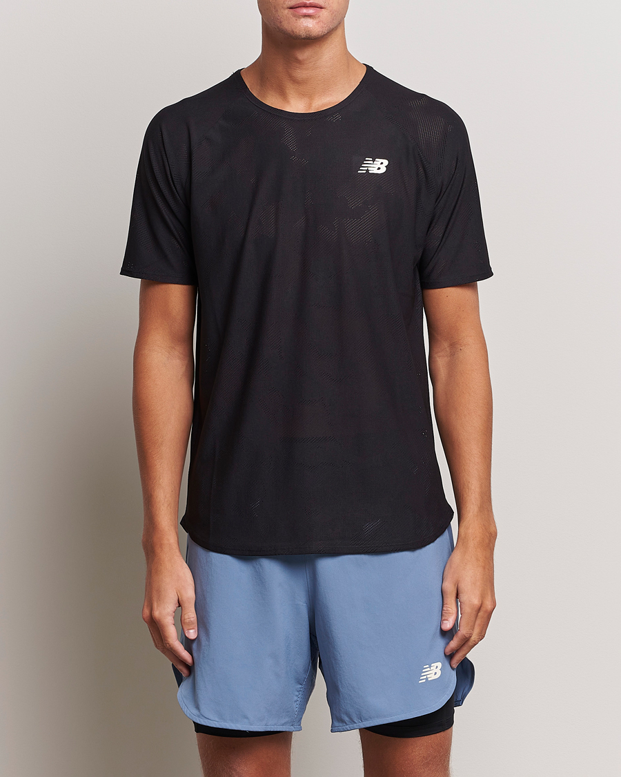 Herr | New Balance Running | New Balance Running | Q Speed Jacquard T-Shirt Black