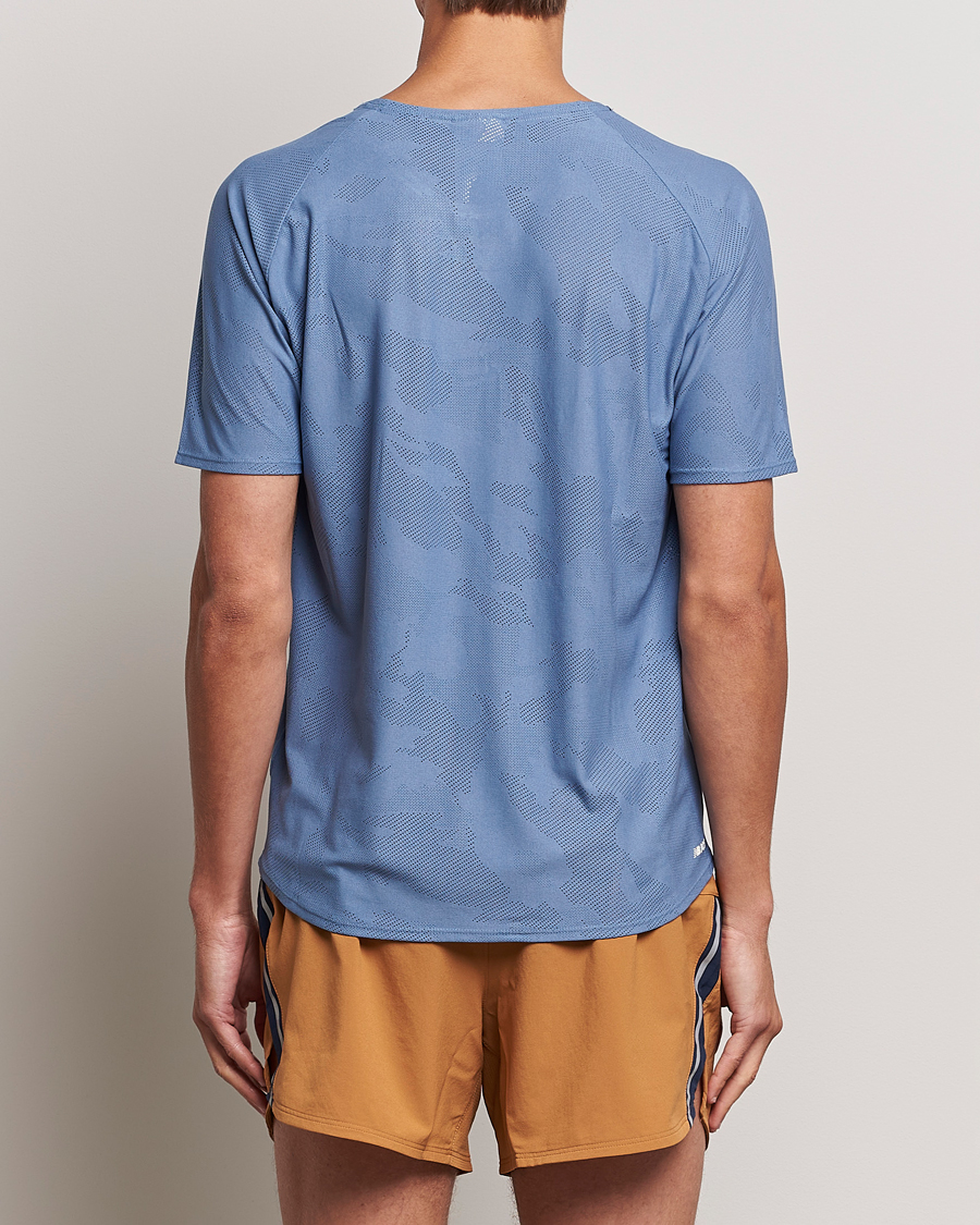Herr | T-Shirts | New Balance Running | Q Speed Jacquard T-Shirt Mercury Blue
