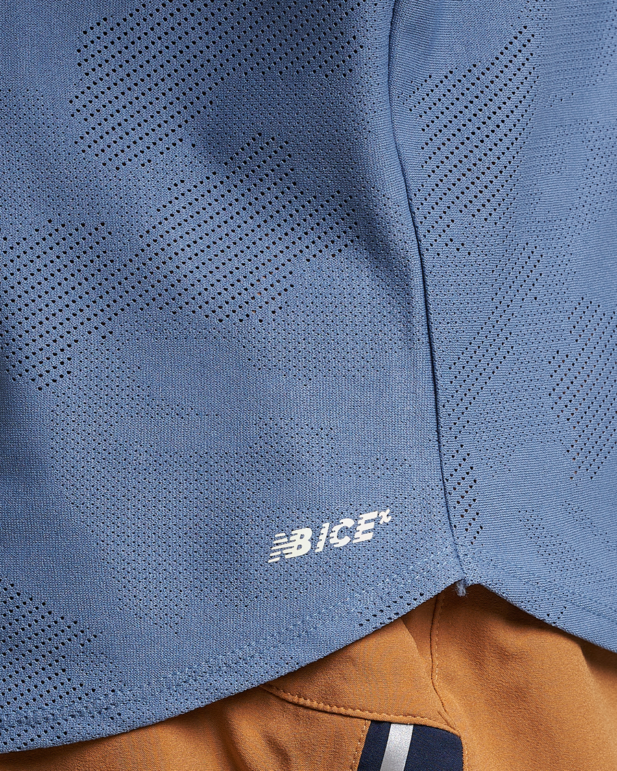Herr | T-Shirts | New Balance Running | Q Speed Jacquard T-Shirt Mercury Blue