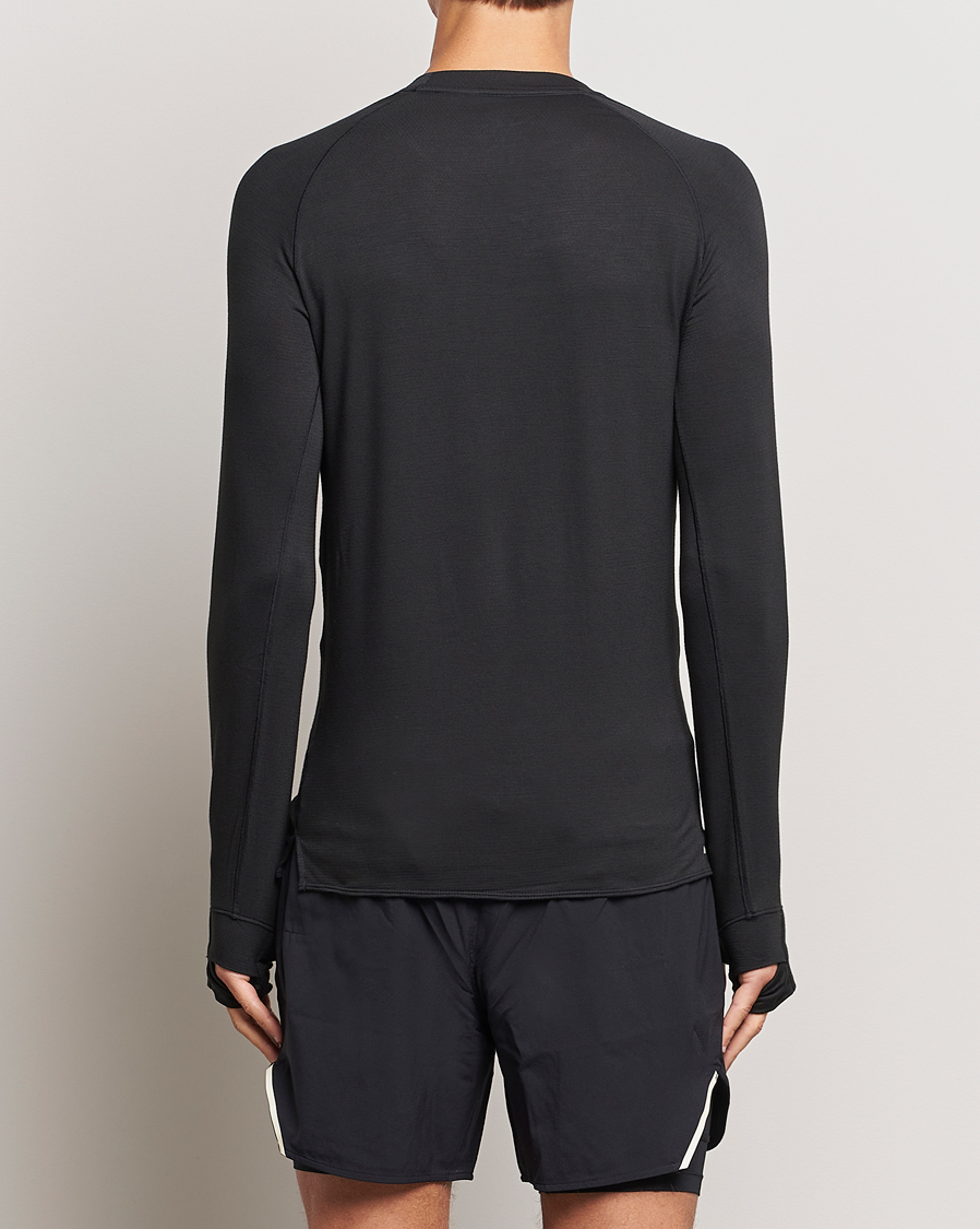 Herr | T-Shirts | New Balance | Running Q Speed Jacquard Long Sleeve T-Shirt Black
