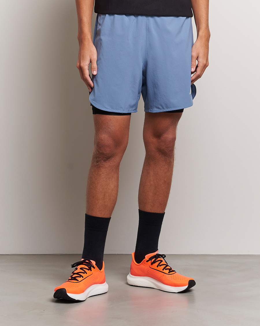Herr | Shorts | New Balance | Running Q Speed 2 in 1 Shorts Mercury Blue