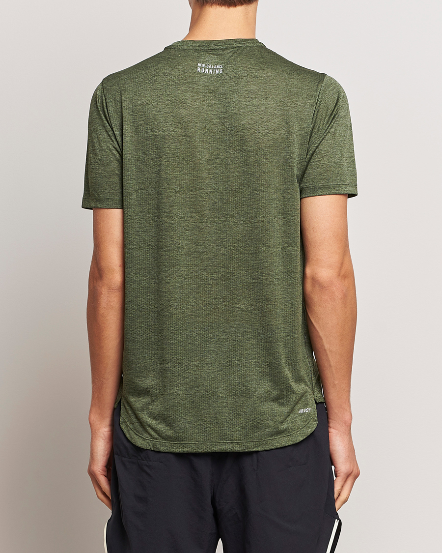 Herr | T-Shirts | New Balance | Running Impact Run T-Shirt Kombu Heather