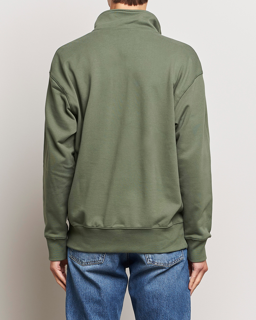Herr | Tröjor | New Balance | Athletics Terry 1/4 Zip Deep Olive Green