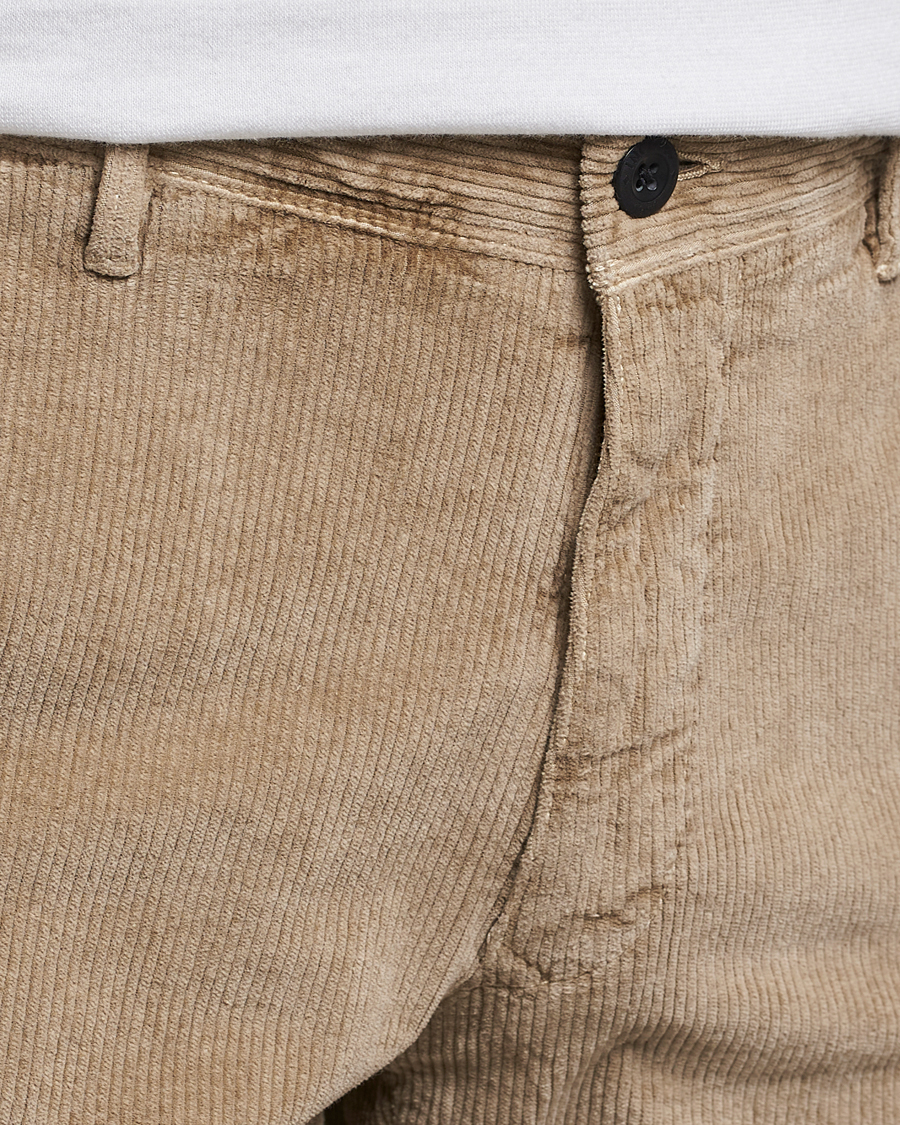 Herr | Byxor | Incotex | Slim Fit Leisure Cord Slacks Beige