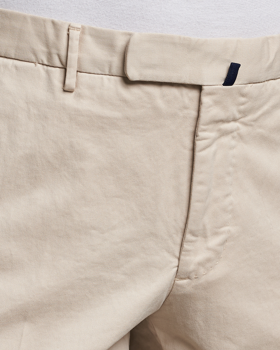 Herr | Byxor | Incotex | Slim Fit Cotton Stretch Chinos Off White