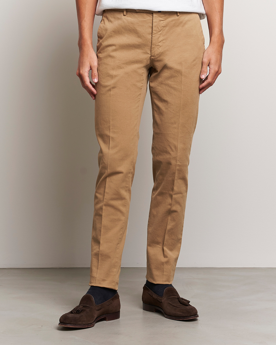 Herr | Realisation | Incotex | Slim Fit Cotton Stretch Chinos Beige