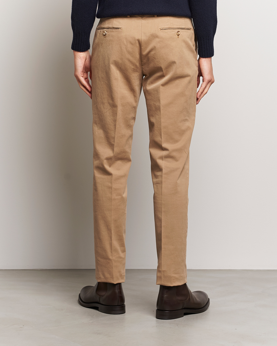 Herr | Byxor | Incotex | Regular Fit Cotton Chinos Beige