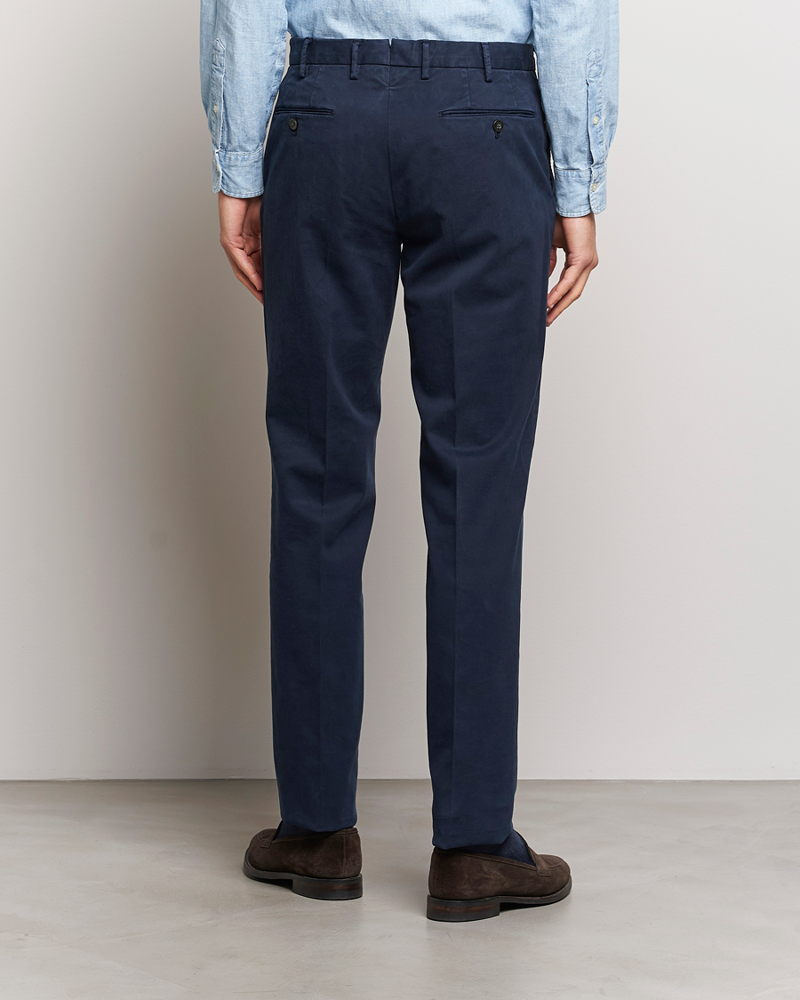 Herr | Byxor | Incotex | Regular Fit Cotton Chinos Navy