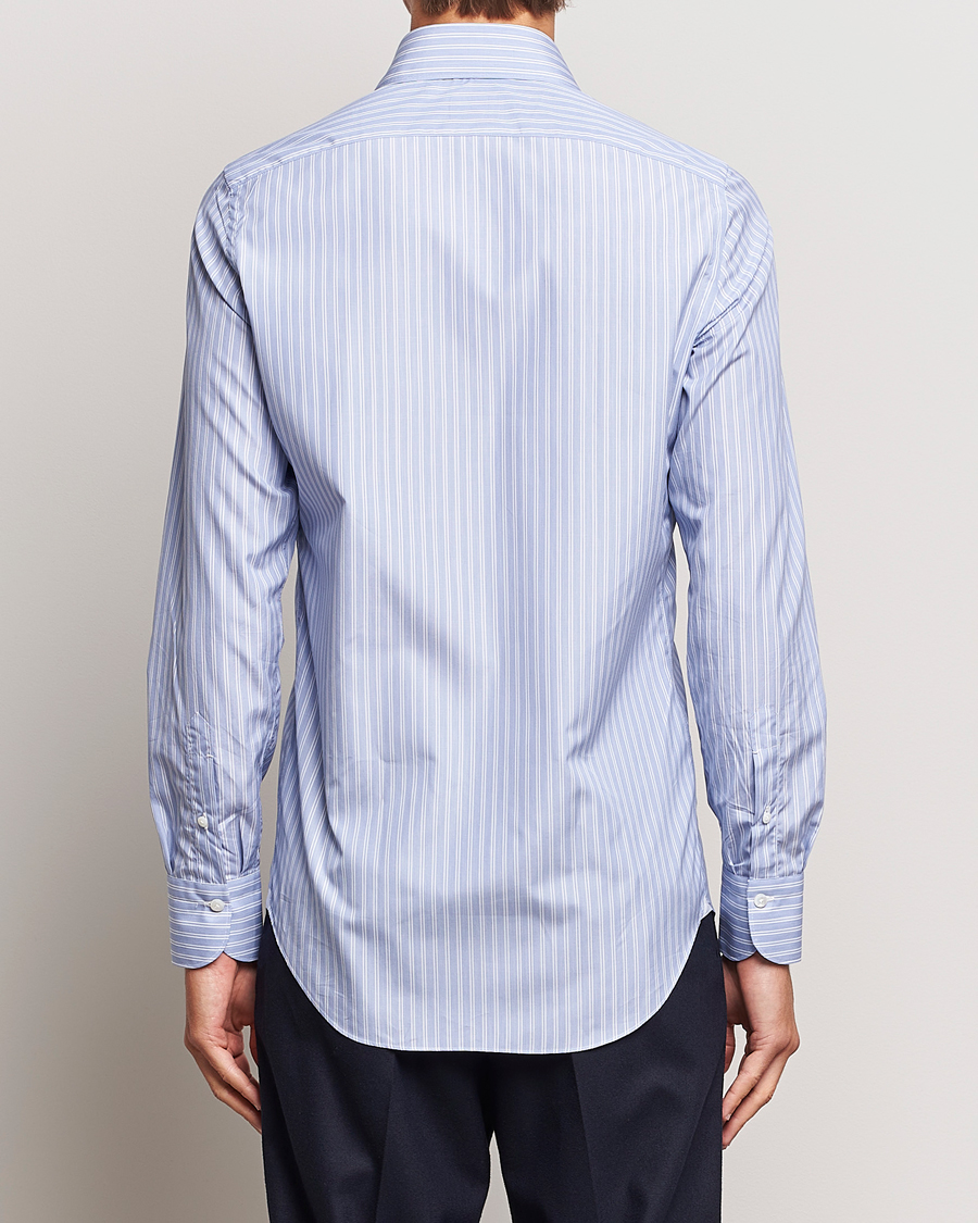 Herr | Skjortor | Finamore Napoli | Milano Slim Giza 170 Dress Shirt Light Blue