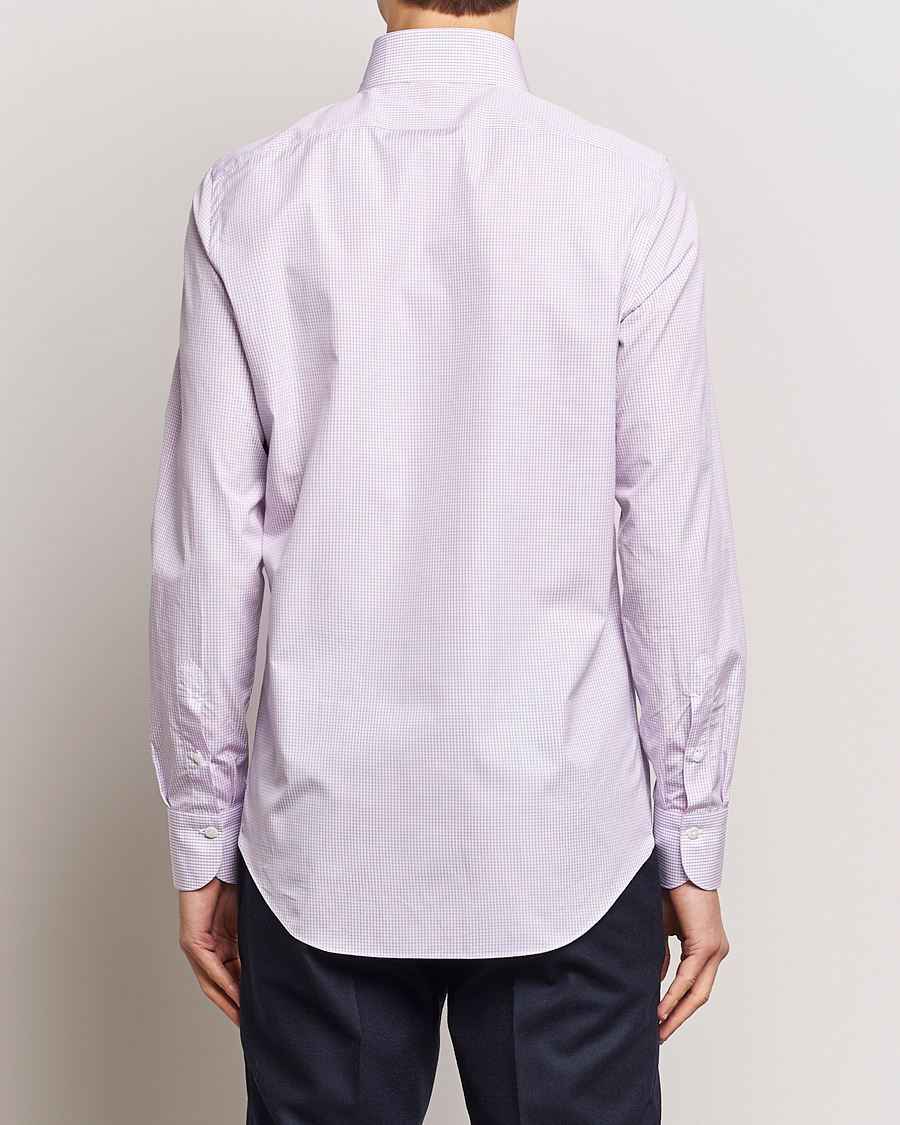 Herr | Skjortor | Finamore Napoli | Milano Slim Giza 170 Button Down Shirt Pink