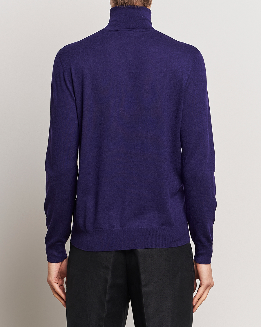 Herr | Tröjor | Ralph Lauren Purple Label | Cashmere Jersey Rollneck Purple