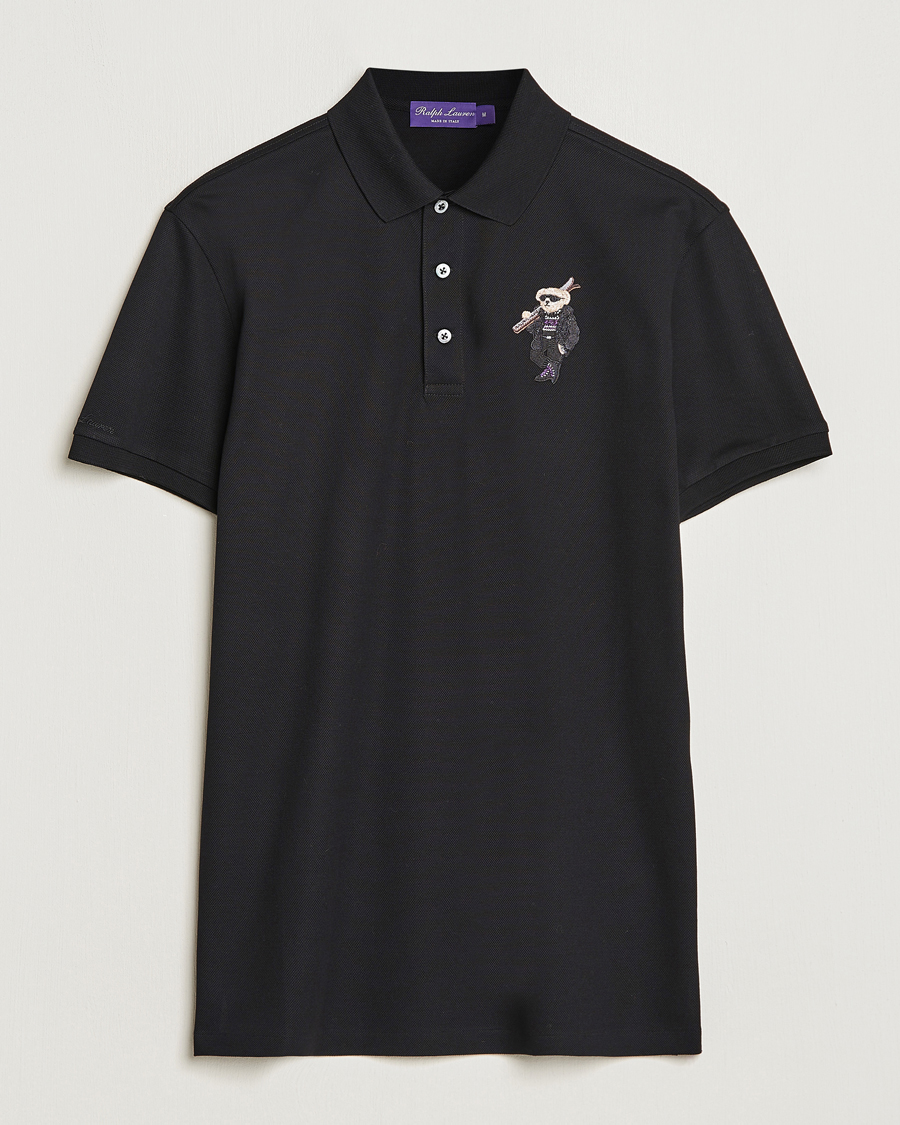 Herr | Pikéer | Ralph Lauren Purple Label | Ski Bear Polo Black