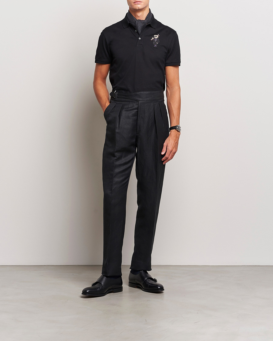 Herr | Pikéer | Ralph Lauren Purple Label | Ski Bear Polo Black