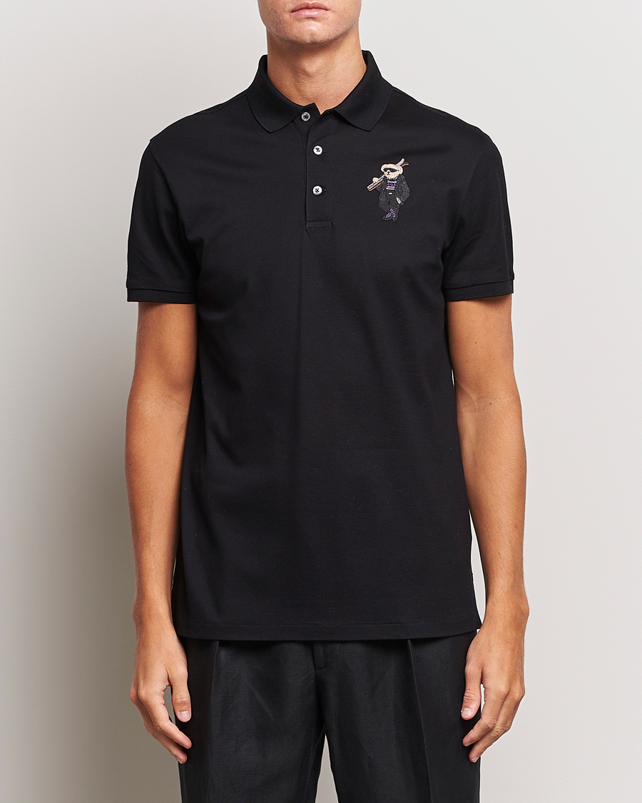 Herr | Pikéer | Ralph Lauren Purple Label | Ski Bear Polo Black