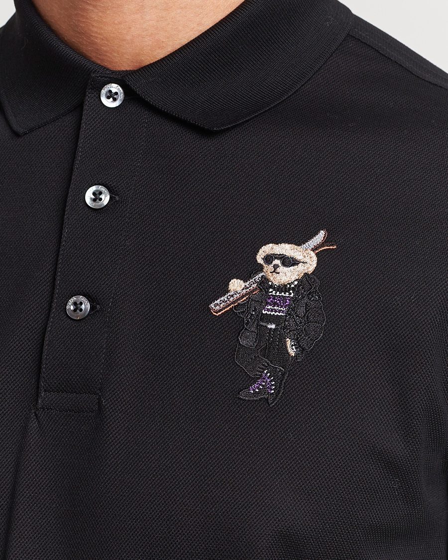 Herr | Pikéer | Ralph Lauren Purple Label | Ski Bear Polo Black