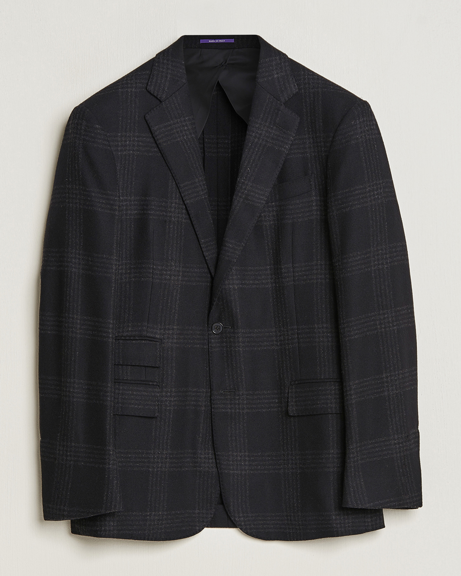 Herr | Kavajer | Ralph Lauren Purple Label | Breasted Sportscoat Black