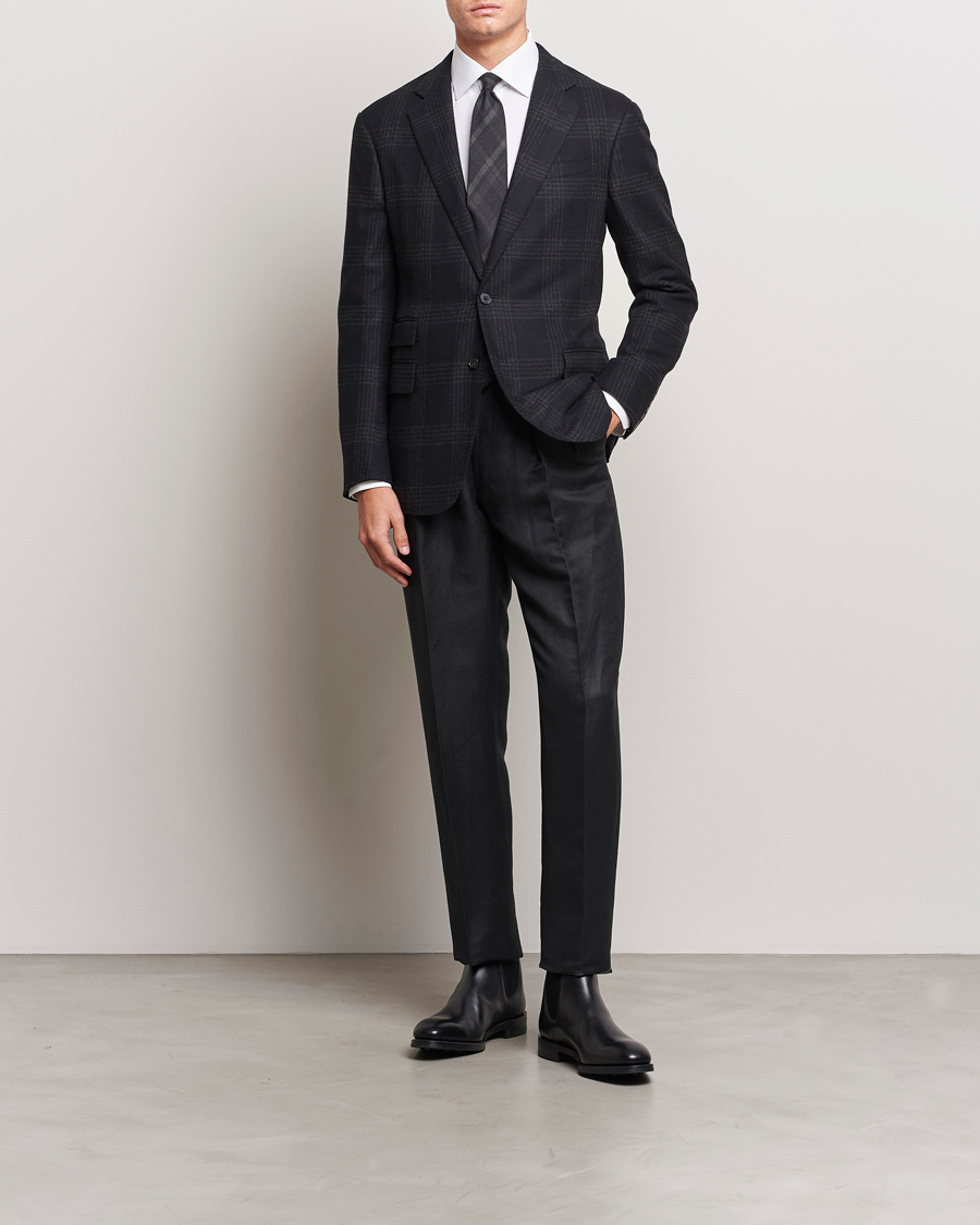 Herr | Kavajer | Ralph Lauren Purple Label | Breasted Sportscoat Black