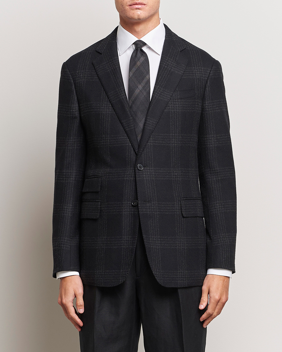 Herr | Kavajer | Ralph Lauren Purple Label | Breasted Sportscoat Black