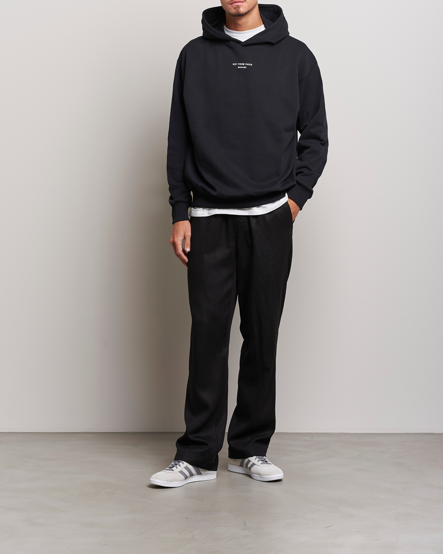 Herr | Tröjor | Drôle de Monsieur | Classic NFPM Hoodie Black